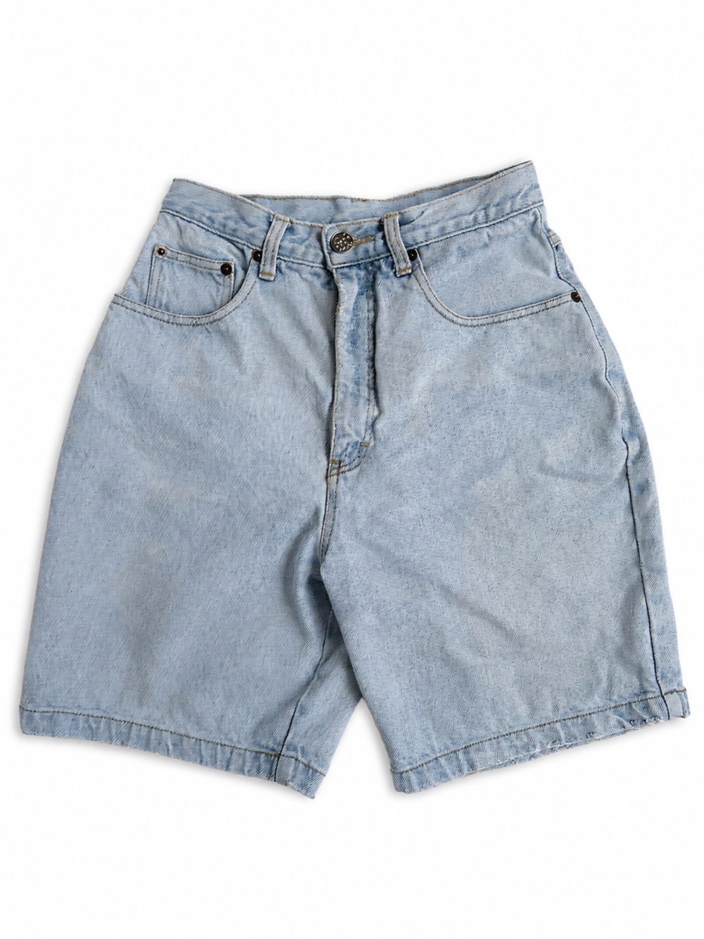Vintage Bermuda Jean Shorts 100% Cotton - Sz 25